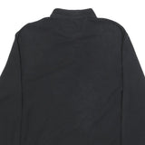 CHAPS Mens Black Long Sleeve Cotton Blend Polo Shirt XL Classic Fit Embroidered