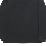 CHAPS Mens Black Long Sleeve Cotton Blend Polo Shirt XL Classic Fit Embroidered