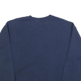 MV SPORT Womens Navy Marian Knights Crew Neck L Cotton Blend Sweatshirt