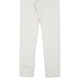 LEVI'S Mens Slim White Jeans Denim W27 L30 Cotton Blend Zip Fastening