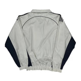 Adidas Track Jacket - Medium White Polyester