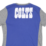 NFL Mens Blue & Grey Colts Graphic T-Shirt M Short Sleeve Crew Neck Official
