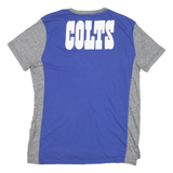 NFL Mens Blue & Grey Colts Graphic T-Shirt M Short Sleeve Crew Neck Official