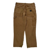 Mckinley Double Knee Carpenter Trousers - 31W 28L Brown Cotton