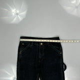 Chams Carpenter Jeans - 29W UK 10 Black Cotton