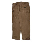 Dickies Carpenter Pants - 36W 30L Brown Cotton
