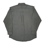 Chaps Ralph Lauren Checked Shirt - Large Gray Cotton