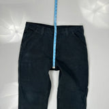Carhartt Double Knee Carpenter Pants - 34W 29L Gray Cotton