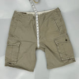 Levis Cargo Shorts - 34W 10L Khaki Cotton