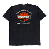 Trademark Lifestyle Harley Davidson Graphic T-Shirt - XL Black Cotton