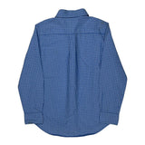 Age 7 Ralph Lauren Checked Shirt - Small Blue Cotton