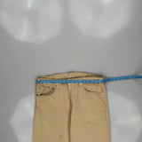 501 Levis Jeans - 38W 32L Beige Cotton