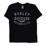 Dublin, Ireland Harley Davidson Graphic T-Shirt - Large Black Cotton