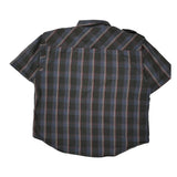 Rocawear Checked Short Sleeve Shirt - 3XL Red Cotton