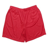 STARTER Mens Red Casual Polyester Mesh Shorts XL W34 Sports Activewear
