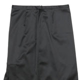COAST Womens Black Pleated Midi Polyamide Blend Skirt UK 10 Elegant Office Wear