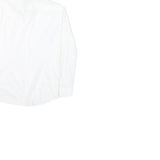 HUGO Mens White Plain Shirt M Classic Cotton Blend Smart Casual