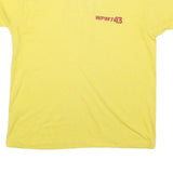 SCREEN STARS Mens Yellow WPMT43 Graphic T-Shirt XL Short Sleeve Crew Neck