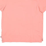NAUTICA Mens Pink Short Sleeve Plain Polo Shirt L Cotton Blend Casual Summer