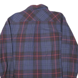 TOMMY HILFIGER Mens Blue Red Check Shirt S Cotton Long Sleeve Casual