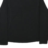 BERGHAUS Womens Black Polyester Blend Fleece Jacket UK 10 Outdoor Zip Up