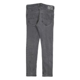 DIESEL Mens Slim Grey Denim Jeans W30 L30 Zip Closure Casual Style