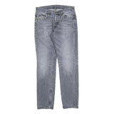 CARHARTT Mens Slim Blue Denim Jeans W30 L32 Stylish Cotton Blend Zip Closure