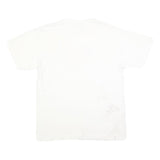 ANVIL Mens White USA Flag Graphic T-Shirt L Short Sleeve Crew Neck Cotton Blend