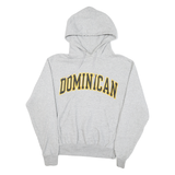 CHAMPION Mens Grey Dominican Pullover Hoodie S Cotton Blend Casual Drawstring