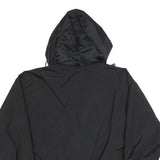 HELLY HANSEN Mens Black Outdoor Jacket L Polyester Blend Plain Waterproof Zip