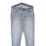 LEVI'S Womens Slim Blue Denim Medium Wash Jeans W30 L30 Slim Fit Zip Closure