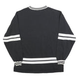 DISNEY Womens Black & White Mickey Classic Crew Neck L Sweatshirt Retro Style