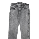 LEVI'S Mens Slim Grey Denim Slim Fit Jeans W27 L28 Iconic Classic Cotton Blend