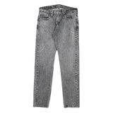 LEVI'S Mens Slim Grey Denim Slim Fit Jeans W27 L28 Iconic Classic Cotton Blend