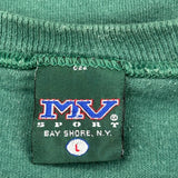 Golf Club Mv Sport Single Stitch T-Shirt - Large Green Cotton
