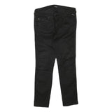 REPLAY Womens Black Regular Skinny Denim Medium W30 L27 Zip Closure Jeans