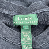 Ralph Lauren Sweatshirt - Large Navy Cotton