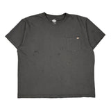 Dickies T-Shirt - 2XL Gray Cotton