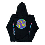 Santa Cruz Logo Santa Cruz Graphic Hoodie - Medium Black Cotton