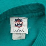 Miami Dolphins Nfl Graphic T-Shirt - Large Green Cotton