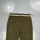 Sickle Cargo Trousers - 34W 30L Khaki Cotton