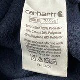 Age 10-12 Carhartt Hoodie - Medium Navy Cotton Blend