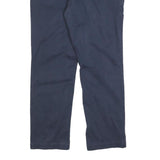 TIMBERLAND Mens Cotton Blend Navy Regular Fit Straight Leg Trousers W33 L29