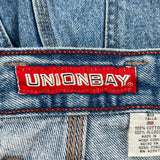 Union Bay Carpenter Shorts - 32W 10L Blue Cotton