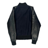 Uniqlo Varsity Jacket - Small Navy Leather