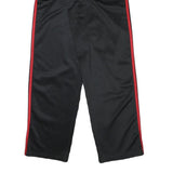 STARTER Womens Joggers Black & Red Slim Tapered S W24 L27 Sportswear Track Pants