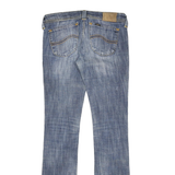 LEE Womens Jeans Blue Slim Straight Denim Medium W30 L34 Classic Fit Zip Closure
