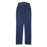 LEE Womens Regular Fit Blue Denim Jeans Cotton Blend Zip W24 L33 Classic Style