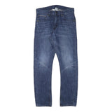 TOMMY HILFIGER Mens Slim Blue Denim Medium W30 L28 Zip Jeans Stylish Casual