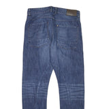 TOMMY HILFIGER Mens Slim Blue Denim Medium W30 L28 Zip Jeans Stylish Casual
